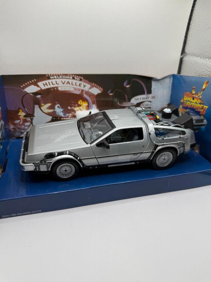 Back to the Future, Hobby en Vrije tijd, Modelauto's | 1:24, Nieuw, Auto, Welly, Ophalen of Verzenden