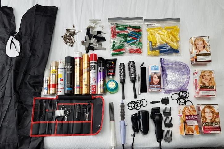 Kappersspullen - Nieuw/Licht Gebruikt, Sieraden, Tassen en Uiterlijk, Uiterlijk | Haarverzorging, Zo goed als nieuw, Overige typen