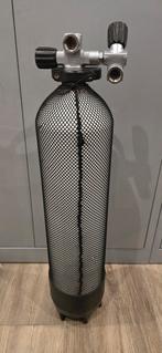 12L 300 Bar dubbele kraan, Watersport en Boten, Duiken, Ophalen, Zo goed als nieuw, Duikfles