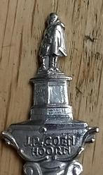 theelepeltje JP Coen standbeeld Hoorn nh HH90 verzilverd, Ophalen of Verzenden, Metaal, Bestek, Verzilverd