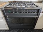 Smeg fornuis 6-pits + oven, 60 cm of meer, 5 kookzones of meer, Hete lucht, Vrijstaand