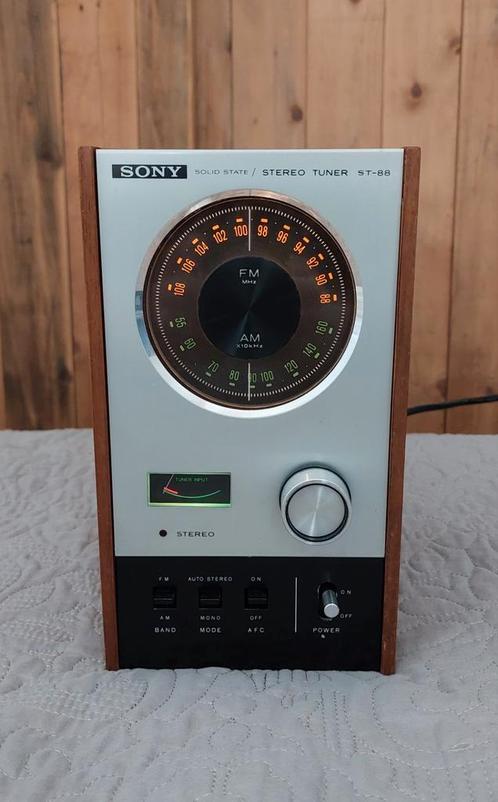 Sony ST-88 Stereo AM/FM Tuner, Audio, Tv en Foto, Tuners, Gebruikt, Ophalen of Verzenden