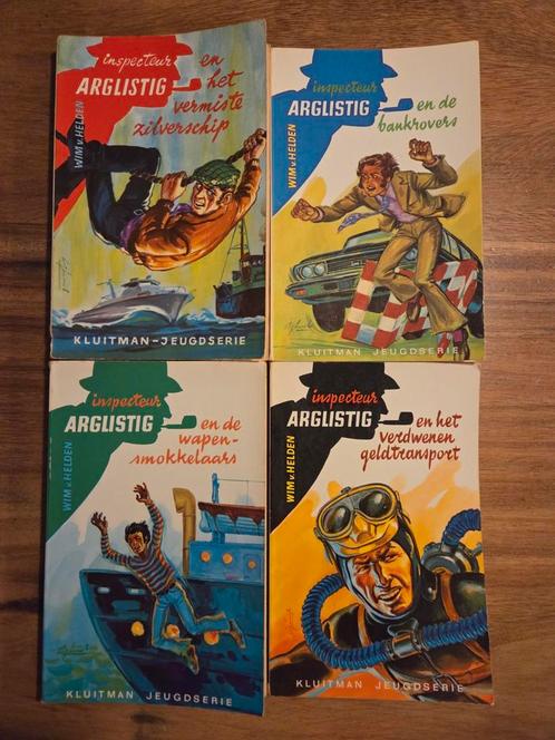 Inspecteur Arglistig   diverse uit de kluitman jeugdserie, Boeken, Avontuur en Actie, Gelezen, Ophalen of Verzenden