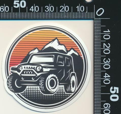 Sticker: Jeep (32), Verzamelen, Stickers, Zo goed als nieuw, Auto of Motor, Verzenden