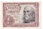 Spanje, 1 Peseta, 1953, UNC, Los biljet, Overige landen, Verzenden