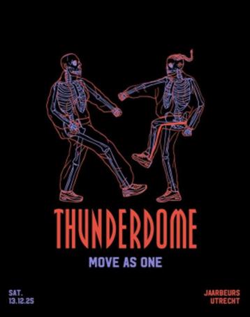 2 kaarten Thunderdome 2025 Jaarbeurs te koop beschikbaar voor biedingen