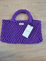 Studio noos macrame gehaakt mini bag paars, Sieraden, Tassen en Uiterlijk, Ophalen of Verzenden, Nieuw, Paars, Handtas