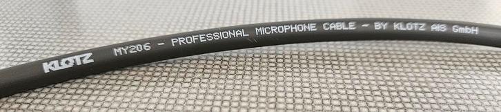 KLOTZ microphone kabel professioneel. Nieuw! 2stuks, Muziek en Instrumenten, Kabels en Stekkers, Nieuw, Ophalen of Verzenden