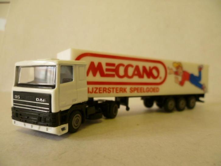 PP Models Daf 95 opschrift Meccano Speelgoed 1:87 modelauto., Hobby en Vrije tijd, Modelauto's | 1:87, Nieuw, Bus of Vrachtwagen