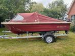 Rhea 460 met 9.9 Mercury 4 takt, Ophalen, Tot 10 pk, Zo goed als nieuw, 3 tot 6 meter