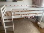 Witte hoogslaper 90 x 200 bed, Ophalen, Gebruikt, Hoogslaper
