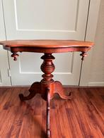 Antiek Biedermeier mahonie wandtafeltje op driespant., Antiek en Kunst, Antiek | Meubels | Tafels, Ophalen