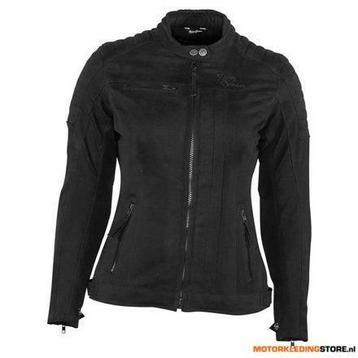 Rusty Stitches Lauren V2 Motorjas, Zwart beschikbaar voor biedingen
