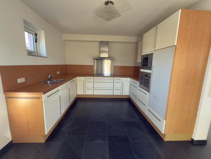 Mooie U vorm keuken, Huis en Inrichting, Keuken | Complete keukens, Gebruikt, U-keuken, Wit, Hout, Ophalen