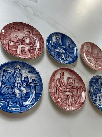 Enoch Wedgwood Tunstall Bordjes - Beroepen Serie beschikbaar voor biedingen