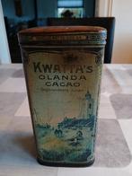 Antieke Kwatta Cacao Blik - 19cm, Ophalen of Verzenden