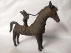 Oude Dhokra paard uit India, Ophalen of Verzenden