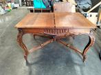 Eiken Louis XV tafel en 6 stoelen, Ophalen