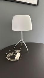 Foscarini Lumiere Grande design lamp - witte kap - dimbaar, Ophalen, Zo goed als nieuw, Glas, 50 tot 75 cm