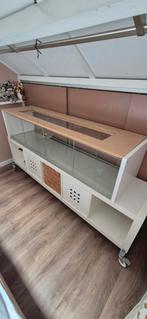 Hamsterterrarium op kast met wielen, Dieren en Toebehoren, Knaagdieren en Konijnen | Hokken en Kooien, Ophalen, Gebruikt, Kooi