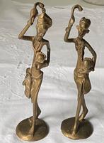 Koperen vintage beelden, Antiek en Kunst, Antiek | Koper en Brons, Ophalen of Verzenden