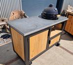 aanbieding! Buitenkeuken stalen frame met eiken en beton., Maatwerk, Industrieel suar interieur, Nieuw, 6917AB 3-184