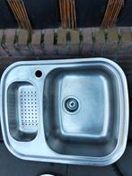Spoelbak met vergiet bak, Ophalen of Verzenden, Gebruikt, 50 tot 100 cm, Minder dan 100 cm
