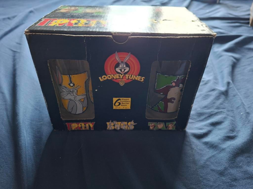 Looney Tunes Glazen Set - 6 Stuks, Huis en Inrichting, Keuken | Servies, Glas of Glazen, Ophalen of Verzenden, Overige stijlen