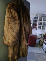 Nerts Bontjas Vintage Vos Zilvervos, Ophalen, Gedragen, Maat 38/40 (M), Bruin