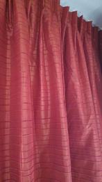 Verduisterings Gordijnen 1x110x120   1x112x120 donker oranje, Huis en Inrichting, Ophalen of Verzenden, Zo goed als nieuw, 100 tot 150 cm