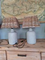 Kruiklampen te koop, Huis en Inrichting, Lampen | Lampenkappen, Gebruikt, Rond, Landelijk, 50 cm of meer