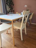 Ikea Ingolf stoelen - 2 stuks, Huis en Inrichting, Stoelen, Ophalen, Twee, Wit, Scandinavisch