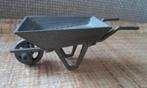 Tin miniatuur kruiwagentje. Wieltje draaibaar. Poppenhuis., Antiek en Kunst, Ophalen of Verzenden
