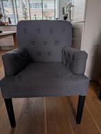 Gratis 4 Eetkamer stoelen met armleuning, Ophalen, Gebruikt, Vier, Stof