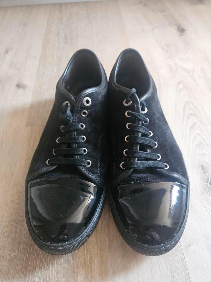 Lanvin Captoe low top Zwart (maat: 42) - zo goed als nieuw, Kleding | Heren, Schoenen, Zo goed als nieuw, Zwart, Ophalen of Verzenden