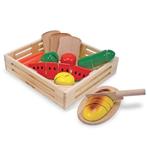 Melissa & Doug grote houten snijfruit, groente en brood, Zwolle, Overige typen, Nieuw, Ophalen of Verzenden