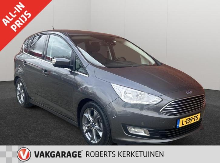 Ford C-Max 1.0 Titanium 125 PK Clima Camera 17"velgen Parkas, Auto's, Ford, Bedrijf, C-Max, ABS, Achteruitrijcamera, Airbags, Airconditioning