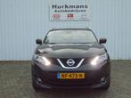 Nissan Qashqai 1.2i TEKNA LEER PANODAK TREKHAAK NL-AUTO, Auto's, Nissan, Gebruikt, 4 cilinders, 116 pk, Zwart