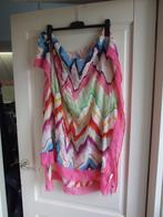 Nieuwe shawl in prachtige frisse kleuren, Ophalen of Verzenden, Nieuw, Maat 46/48 (XL) of groter, Sjaal