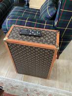 Bijzettafel/ koffer als originele bijzettafel, 91x41x20 cm., 45 tot 60 cm, Minder dan 55 cm, Rond, Ophalen of Verzenden