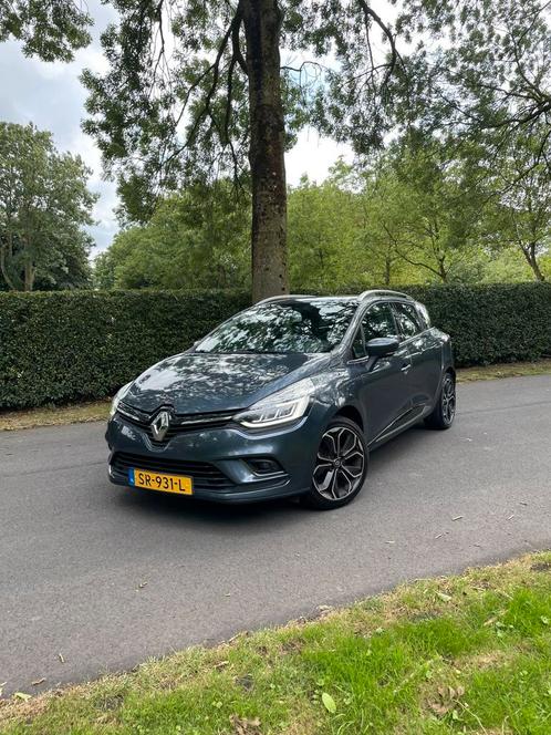 Renault Clio 1.2 TCE luxe Estate 2018 Grijs, Auto's, Renault, Bedrijf, Clio, ABS, Adaptieve lichten, Airbags, Airconditioning