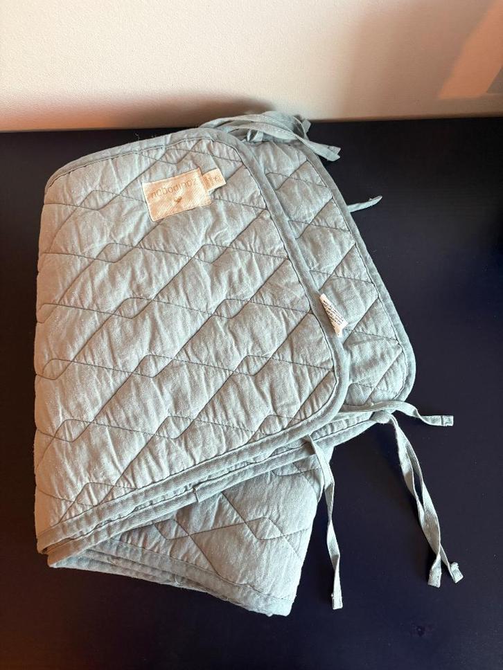 Nobodinoz Bedbumper Alexandria Riviera lichtblauw, Kinderen en Baby's, Kinderkamer | Inrichting en Decoratie, Zo goed als nieuw