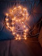 Raamdecoratie kerstman met licht, Ophalen, Zo goed als nieuw