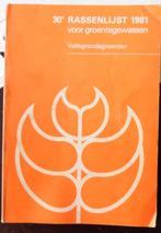 Boek - 30e Rassenlijst 1981 voor groentegewassen, Ophalen, Gelezen, Diverse auteurs