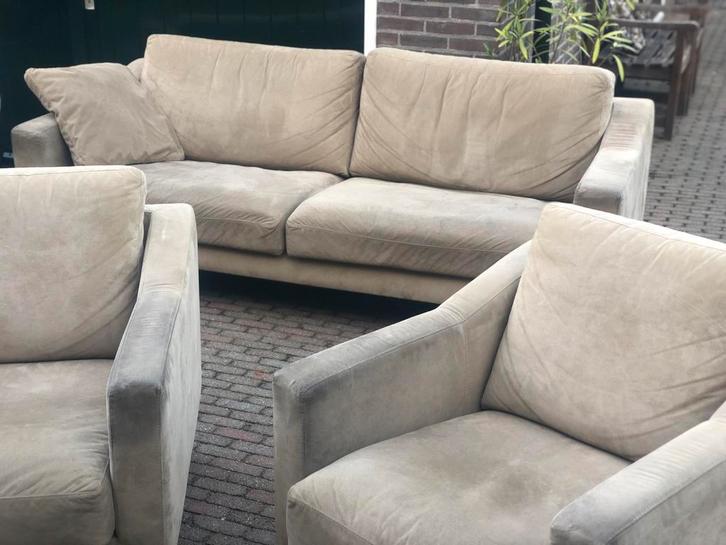 LEOLUX Antonia Bankstel (3-zits + 2 fauteuils), Huis en Inrichting, Banken | Complete zithoeken, Gebruikt, Stof, Ophalen of Verzenden