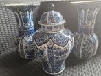Delfsblauwe Vazen Set (for royal spinx holland made by Boch), Ophalen