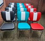 FIFTIES SIXTIES AMERIKAANSE BEL AIR DINER STOELEN MET TAFEL, Huis en Inrichting, Stoelen, Ophalen, Overige kleuren, Vier, Metaal