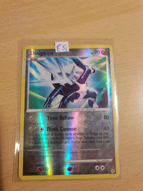 Pokémon kaart Dialga Reverse #1 Diamond & Pearl, Hobby en Vrije tijd, Verzamelkaartspellen | Pokémon, Zo goed als nieuw, Losse kaart