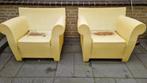 2x Kartell Tuinstoel - geel - bubble club, Kunststof, Gebruikt, Twee, Overige kleuren