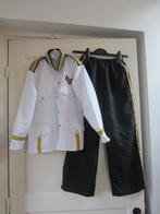 Pilotenpak Wit/Zwart Gouden Bies maat 140, Ophalen of Verzenden, Gebruikt, 134 t/m 140, Jongen of Meisje